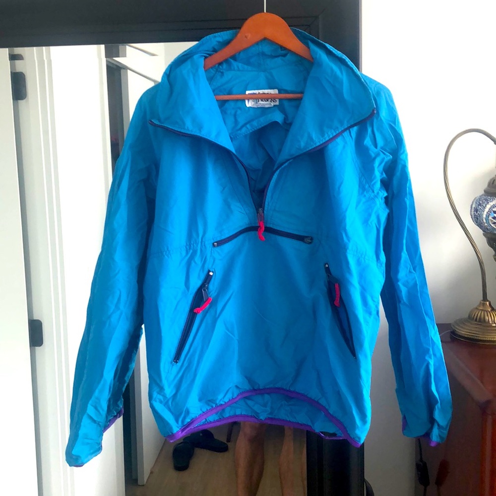 Sierra designs windbreaker blue with purple